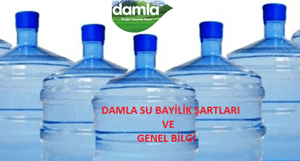 Damla su bayilik şartları Nasıl başvuru yapılır?