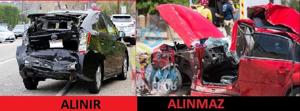 Ağır Hasarlı araçlar Hakkında bilinmesi gerekenler